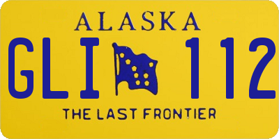 AK license plate GLI112