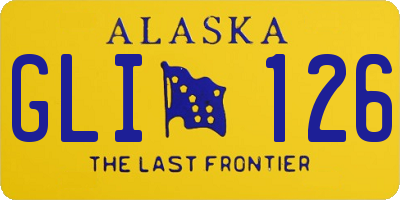 AK license plate GLI126