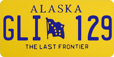 AK license plate GLI129