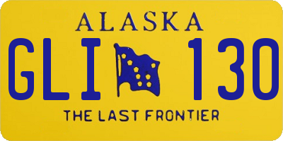 AK license plate GLI130