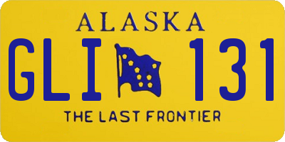 AK license plate GLI131