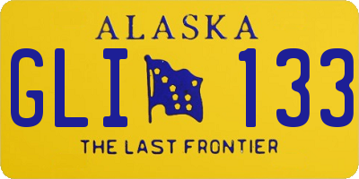 AK license plate GLI133