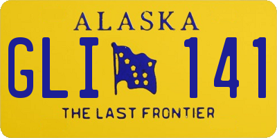 AK license plate GLI141