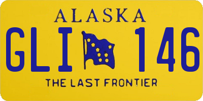 AK license plate GLI146