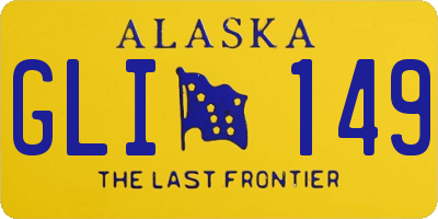 AK license plate GLI149