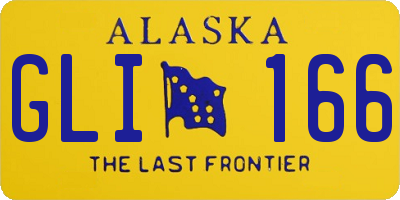 AK license plate GLI166