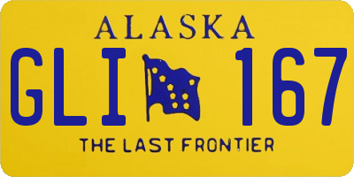 AK license plate GLI167