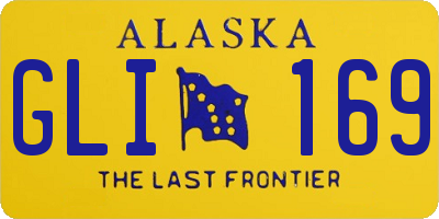 AK license plate GLI169