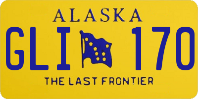 AK license plate GLI170