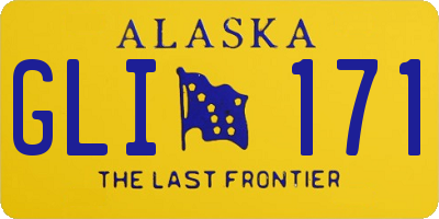 AK license plate GLI171