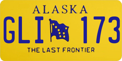 AK license plate GLI173