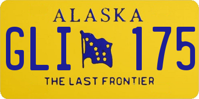 AK license plate GLI175