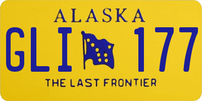 AK license plate GLI177