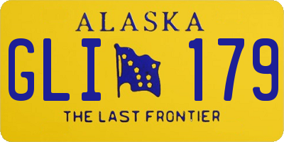 AK license plate GLI179