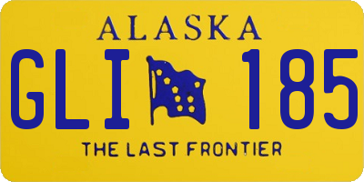 AK license plate GLI185