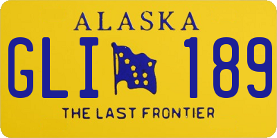 AK license plate GLI189