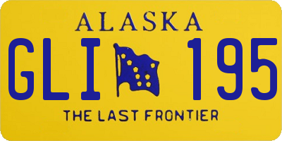 AK license plate GLI195