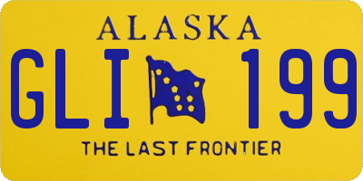 AK license plate GLI199