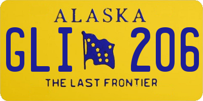 AK license plate GLI206