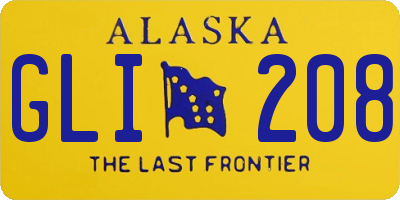 AK license plate GLI208