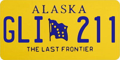 AK license plate GLI211