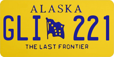 AK license plate GLI221