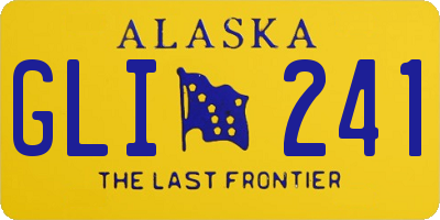 AK license plate GLI241