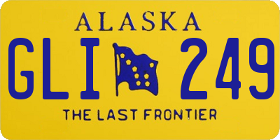 AK license plate GLI249