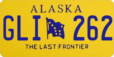 AK license plate GLI262