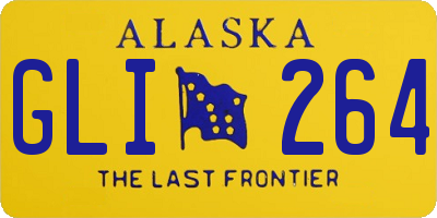 AK license plate GLI264