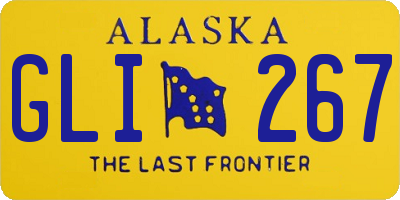 AK license plate GLI267