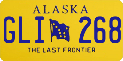 AK license plate GLI268