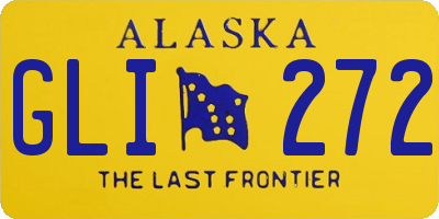 AK license plate GLI272