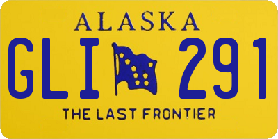 AK license plate GLI291