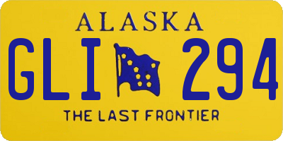 AK license plate GLI294