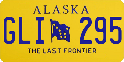 AK license plate GLI295