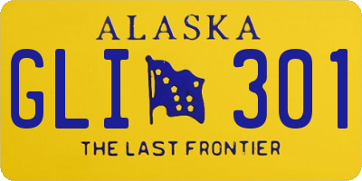 AK license plate GLI301