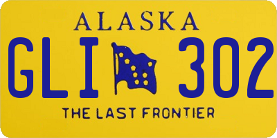 AK license plate GLI302