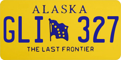 AK license plate GLI327