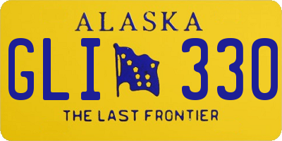 AK license plate GLI330