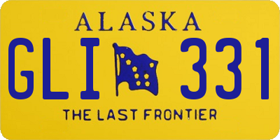 AK license plate GLI331