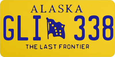 AK license plate GLI338