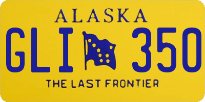 AK license plate GLI350