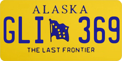 AK license plate GLI369