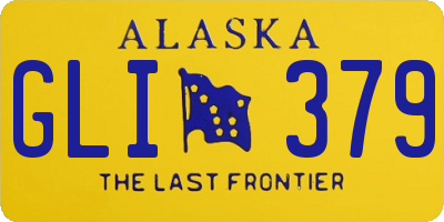 AK license plate GLI379