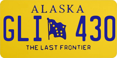 AK license plate GLI430