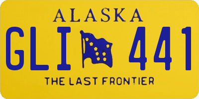 AK license plate GLI441
