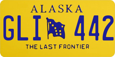 AK license plate GLI442