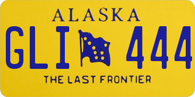 AK license plate GLI444