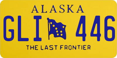 AK license plate GLI446